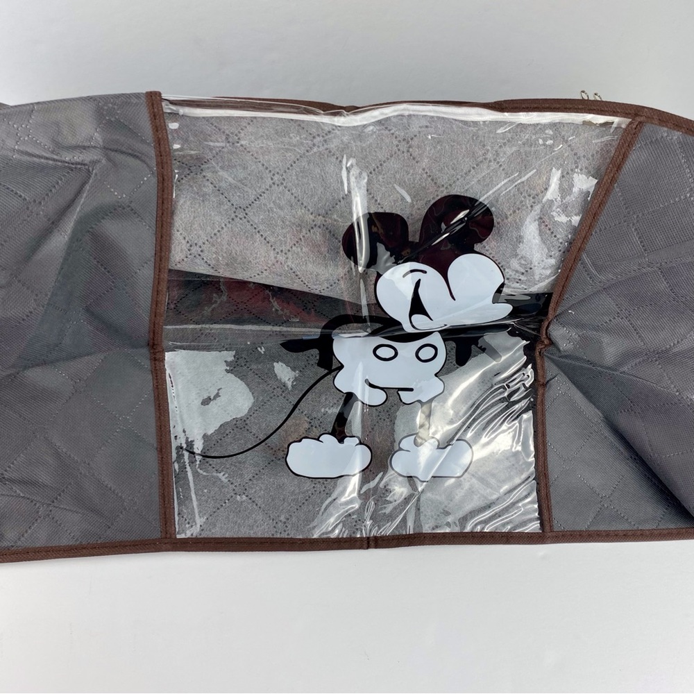 Mickey Mouse Zippered Blanket/Clothing Fabric Storage Bag 23 x 15 x 12 in